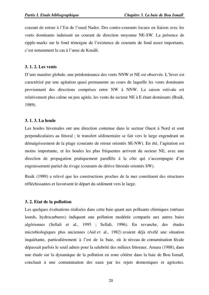 Etude des caractéristiques structurelles de Cymodocea nodosa (Ucria) Ascherson (1870) dans la baie de Bou Ismaïl