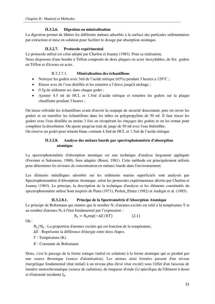 Ensablement et pollution par les métaux lourds des sédiments du port de Djen Djen