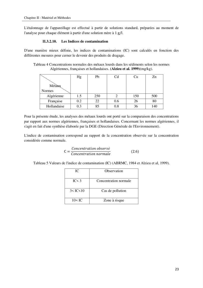 Ensablement et pollution par les métaux lourds des sédiments du port de Djen Djen