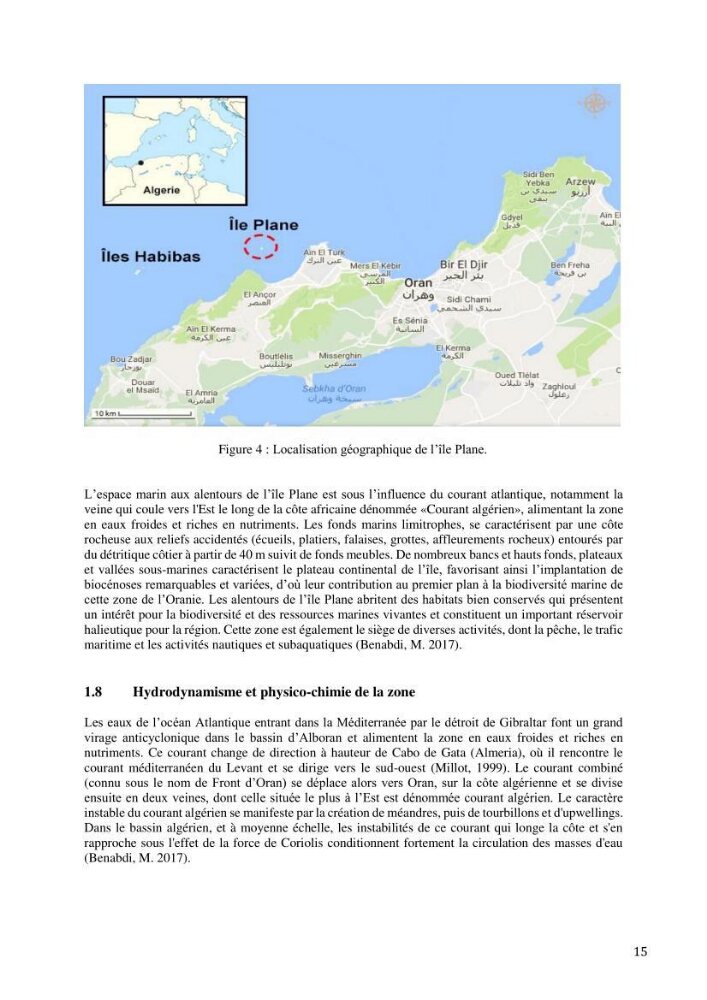 Inventaire et organisation des données et métadonnées de la diversité biologique faunistique marine en Algérie.: