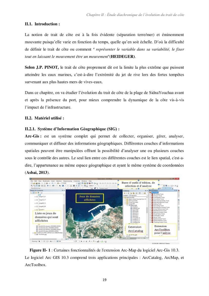 Etude d\'impact des infrastructures portuaires sur le processus hydro-sédimentaire: cas du port de pêche de Sidna Youchaa.W.de Tlemcen