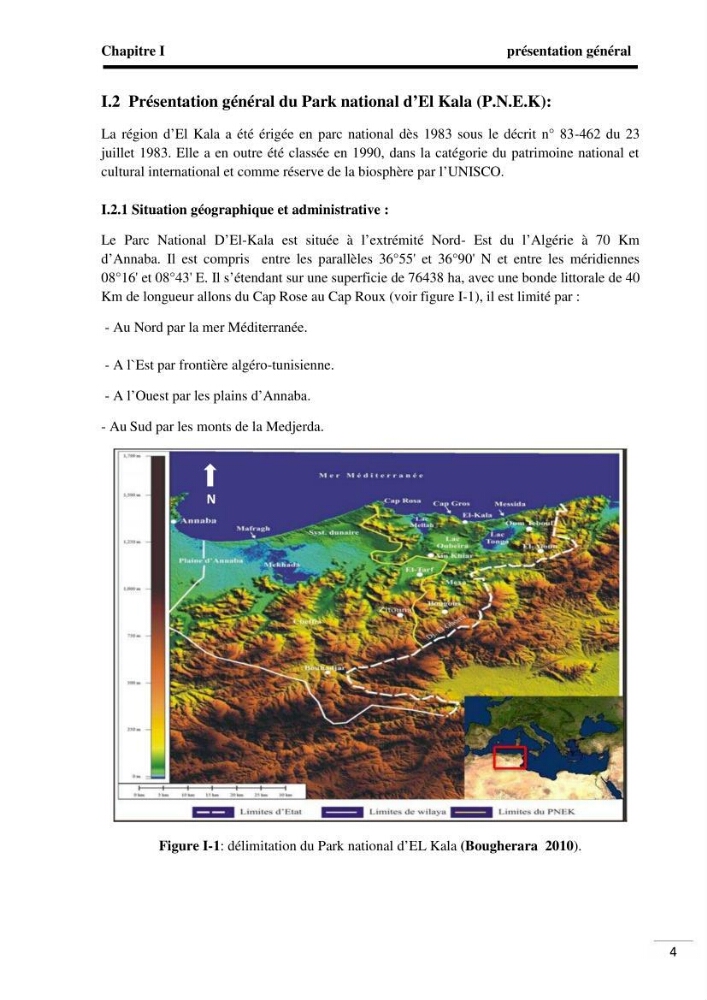 Analyse de données environnementales dans la région d\'El Kala (qualité des eaux)