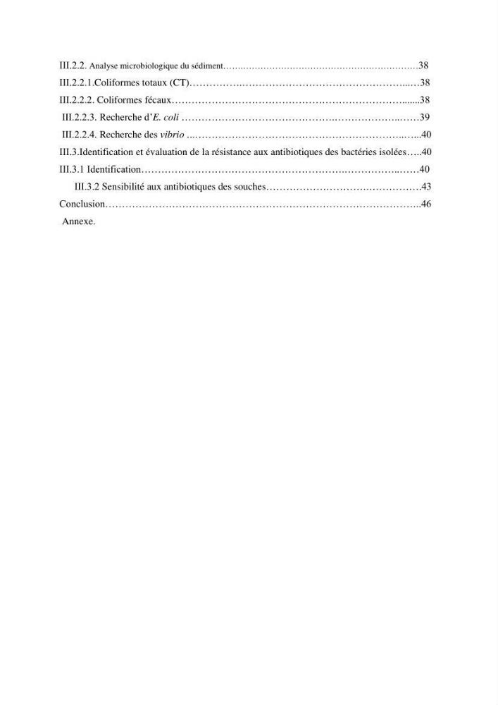Analyse microbiologique et évaluation de la résistance aux antibiotiques des eaux de plages algéroises.: