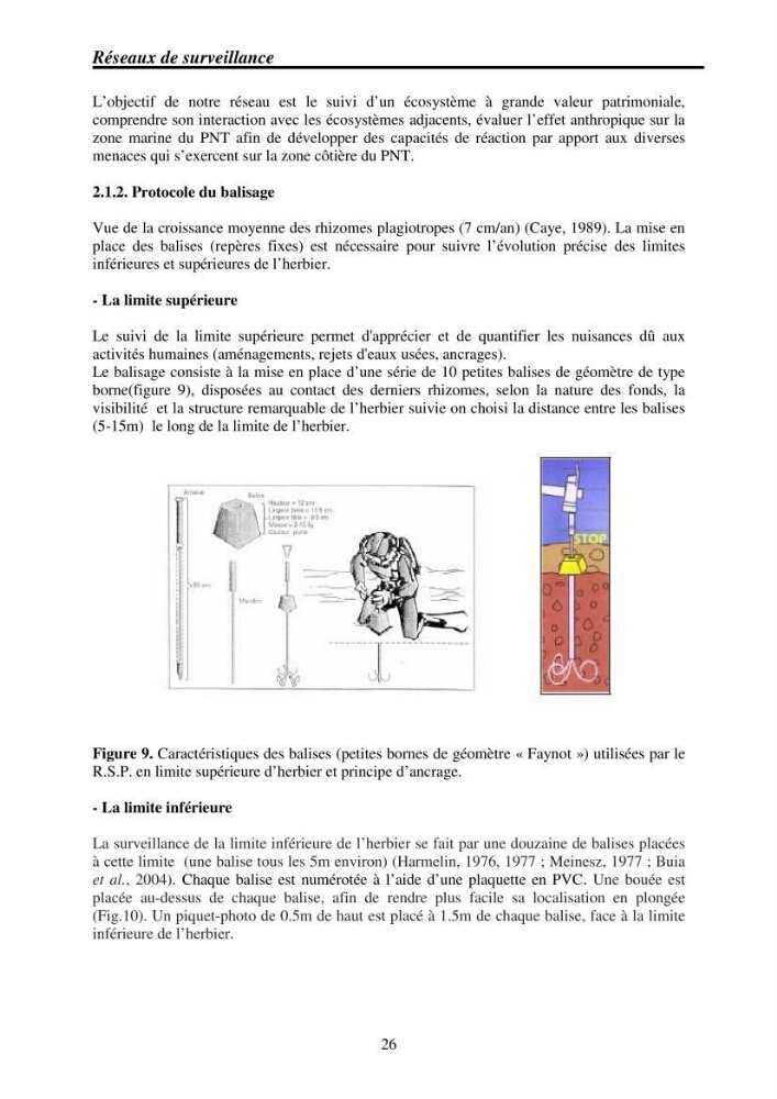 Mise en place de réseaux de surveillance environnementaux de la zone marine côtière de Taza ( wilaya de Jijel)