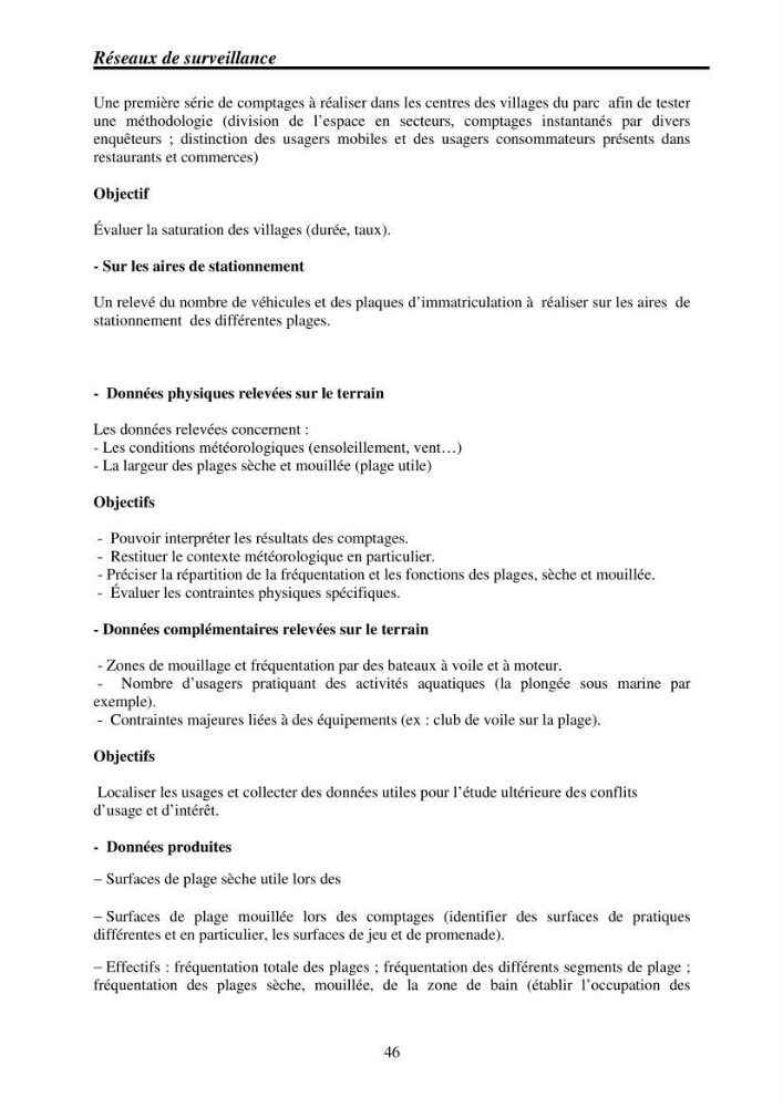Mise en place de réseaux de surveillance environnementaux de la zone marine côtière de Taza ( wilaya de Jijel)