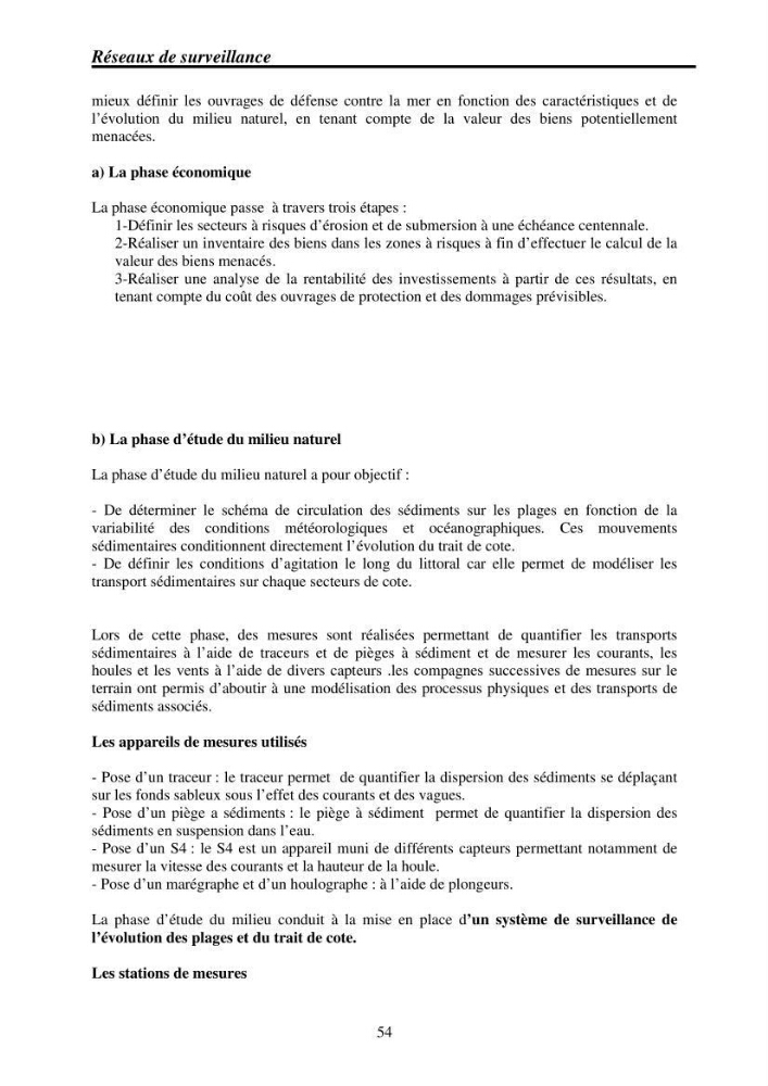 Mise en place de réseaux de surveillance environnementaux de la zone marine côtière de Taza ( wilaya de Jijel)