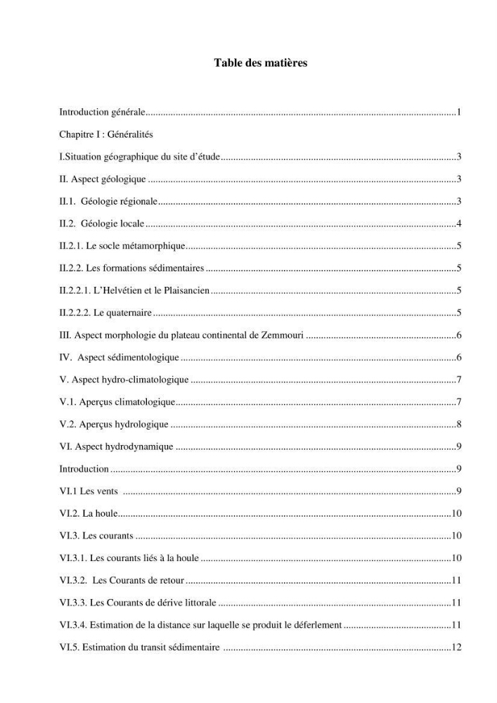 Etude de prospection d\'exploration et d\'exploitation des gisements de sable en mer: cas du site de Corso, wilaya de Boumerdes