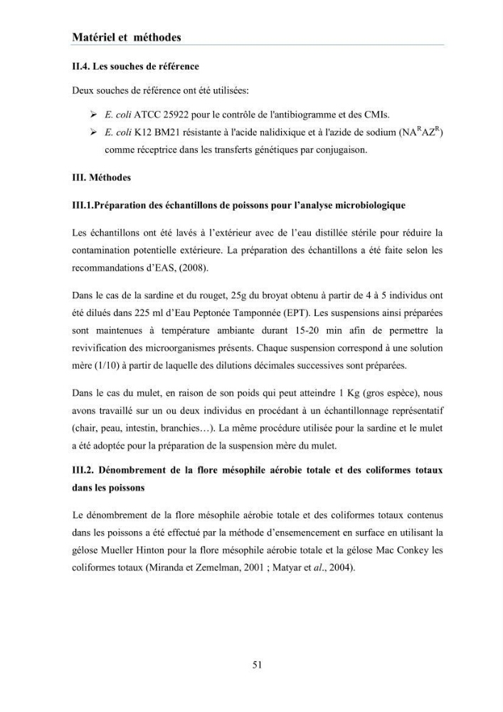 Evaluation et caractérisation de la résistance aux antibiotiques chez des bactéries à Gram négatif isolées à partir de milieux et d’animaux aquatiques