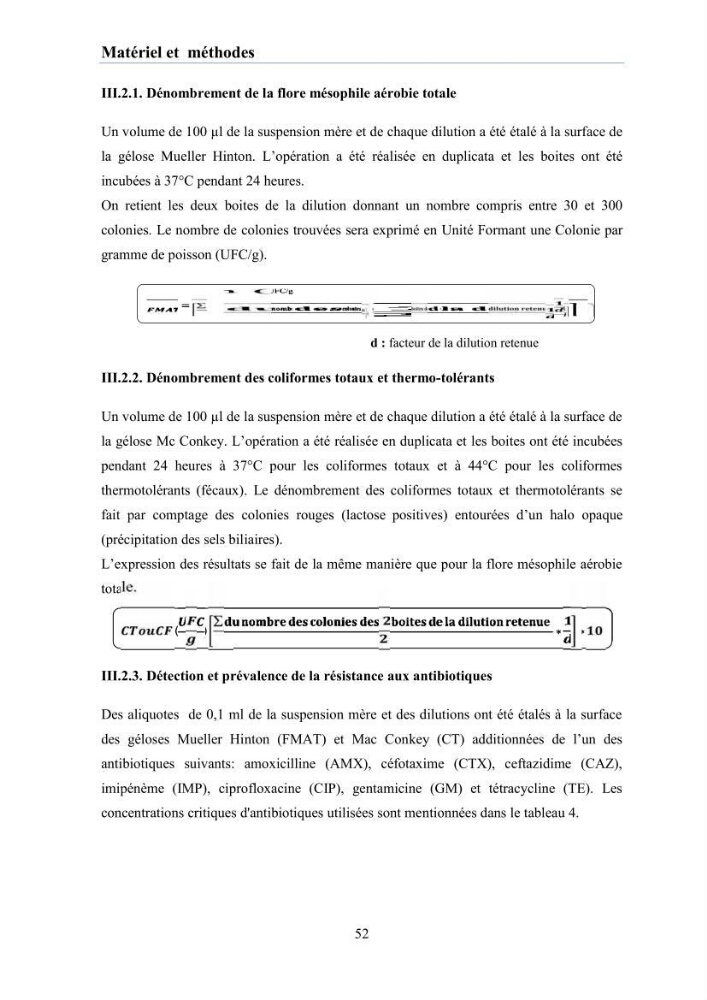 Evaluation et caractérisation de la résistance aux antibiotiques chez des bactéries à Gram négatif isolées à partir de milieux et d’animaux aquatiques