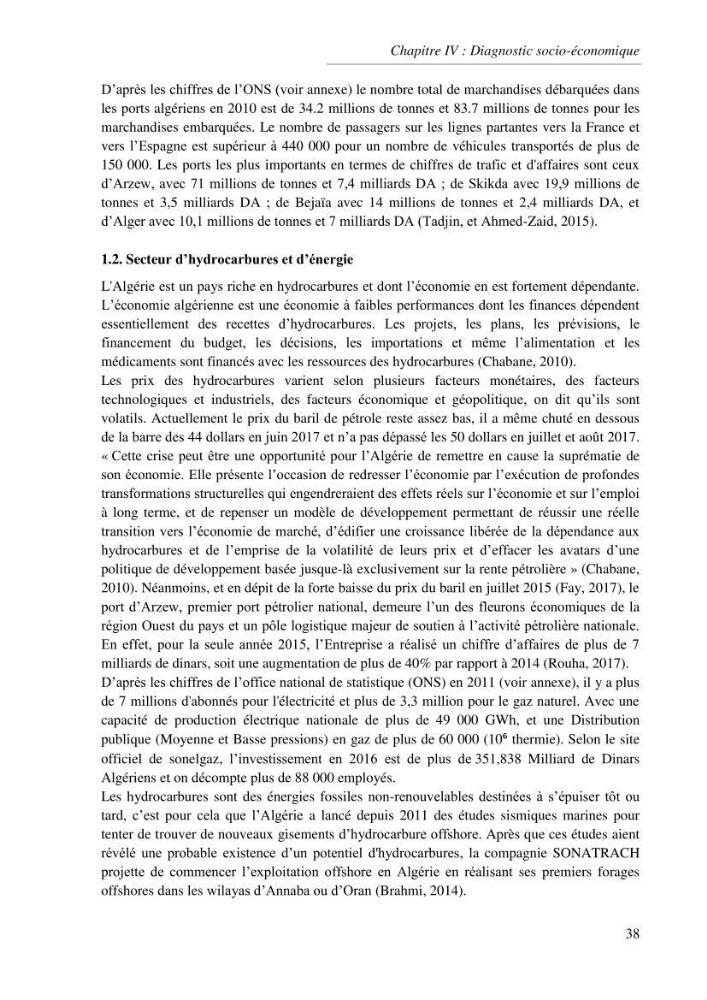 Etat des lieux de la planification de l\'espace maritime en Algerie