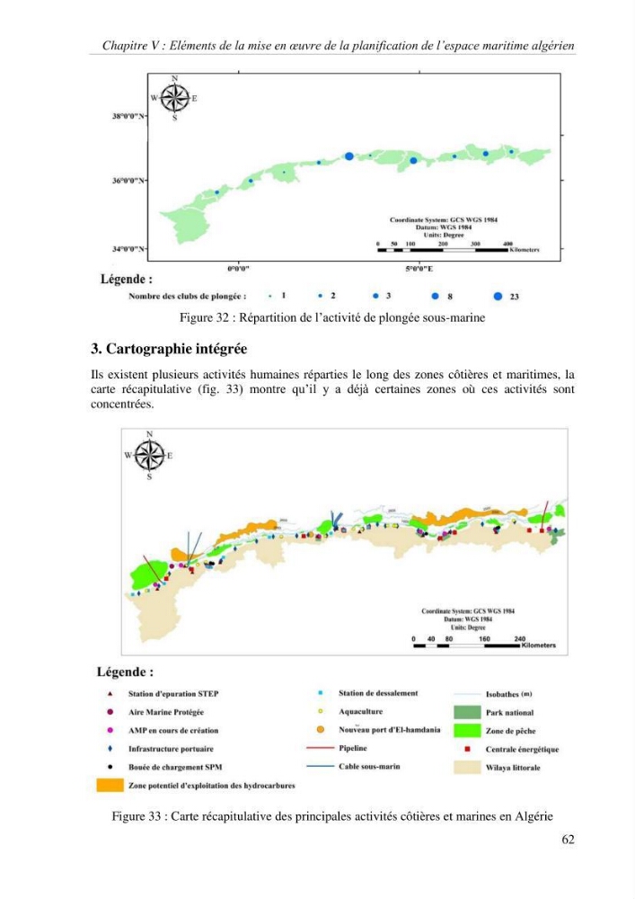 Etat des lieux de la planification de l\'espace maritime en Algerie