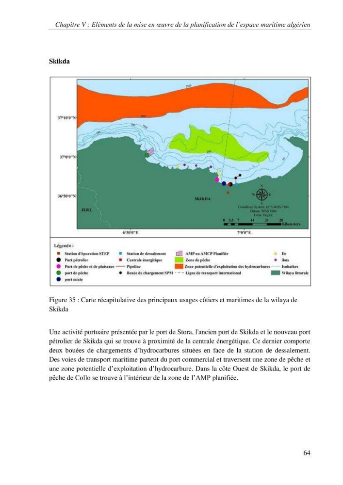 Etat des lieux de la planification de l\'espace maritime en Algerie