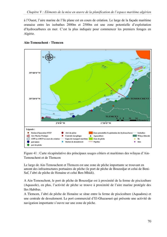 Etat des lieux de la planification de l\'espace maritime en Algerie