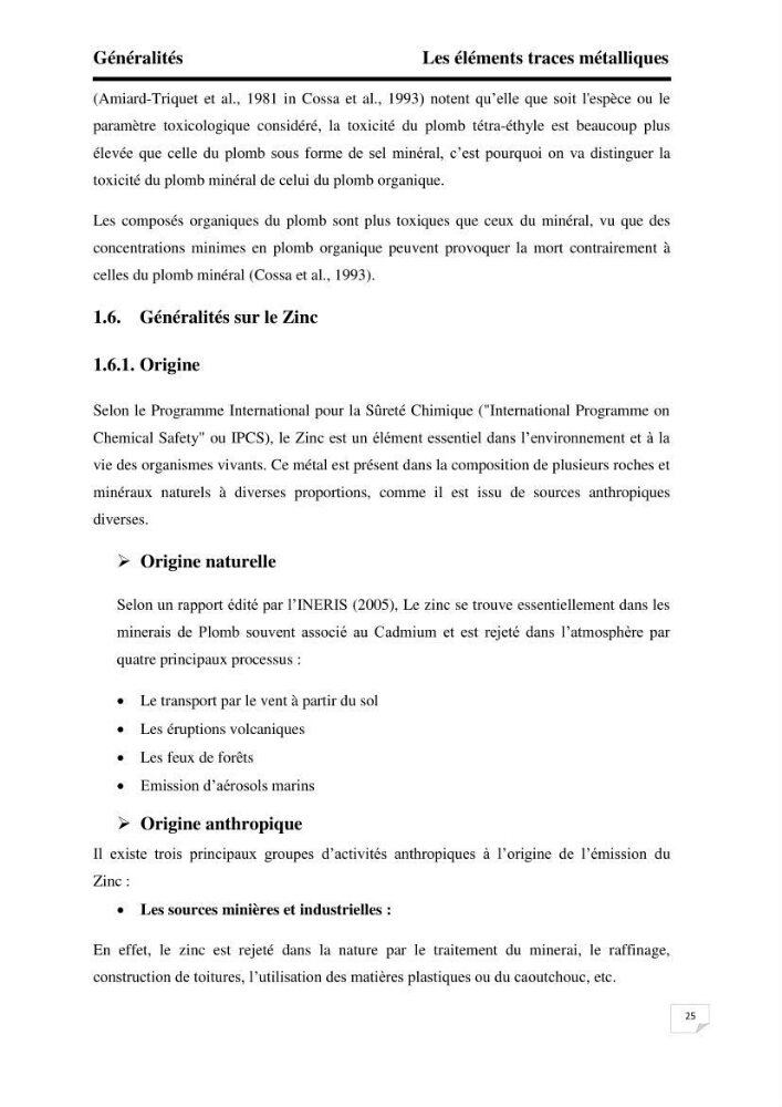 Etude de la biosorption des éléments traces métaliques (Pb2+,Cd2+,et Zn2+) sur une biomasse marine