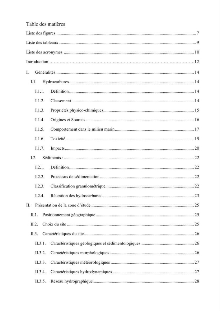 Evaluation du pouvoir de rétention des hydrocarbures aromatiques polycycliques dans la matrice sédimentaire de la baie d’El Djamila