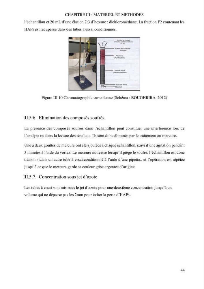 Evaluation du pouvoir de rétention des hydrocarbures aromatiques polycycliques dans la matrice sédimentaire de la baie d’El Djamila