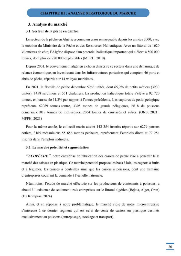 Recyclage et valorisation des déchets thermoplastiques entreprise de fabrication de caisse a poisson en polyethylene haute densité ( PEHD)