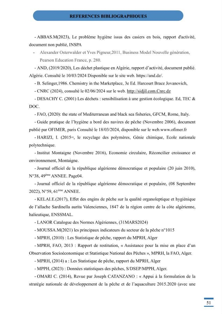 Recyclage et valorisation des déchets thermoplastiques entreprise de fabrication de caisse a poisson en polyethylene haute densité ( PEHD)
