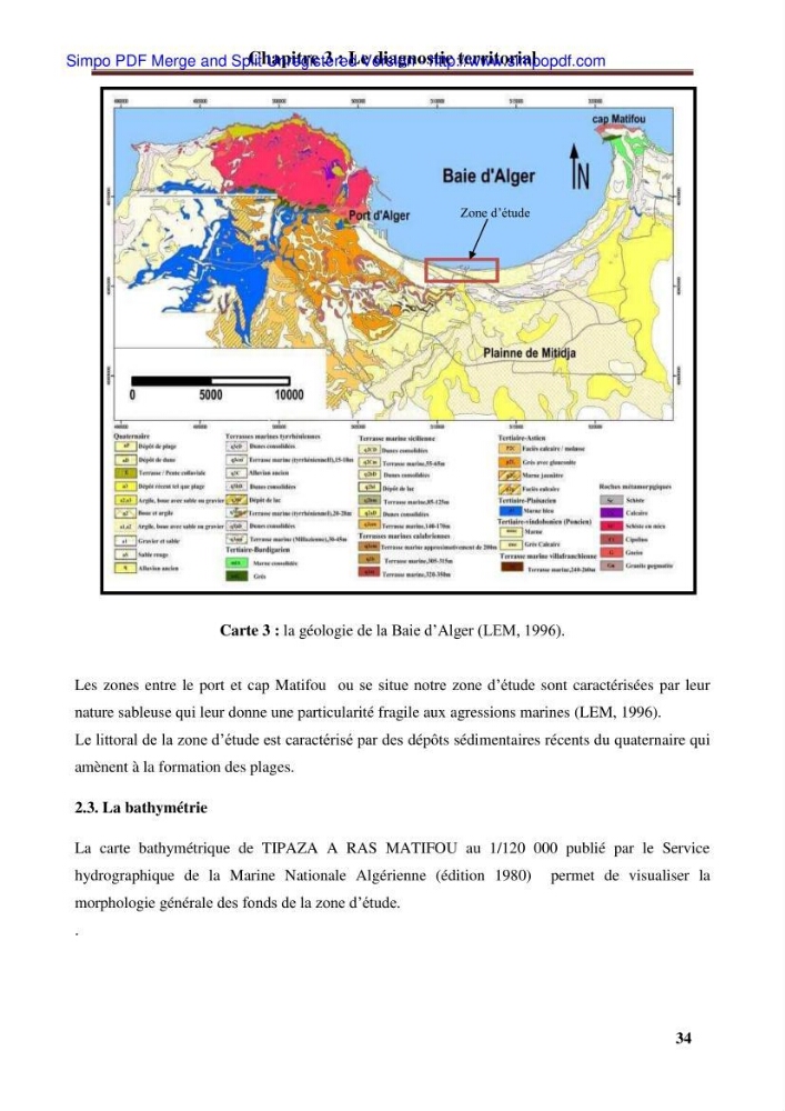 Approche systématique pour la gestion du risque de submersion marine (Hussein dey et El mohammadia)
