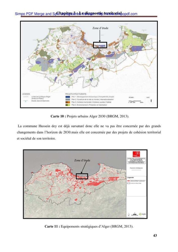Approche systématique pour la gestion du risque de submersion marine (Hussein dey et El mohammadia)