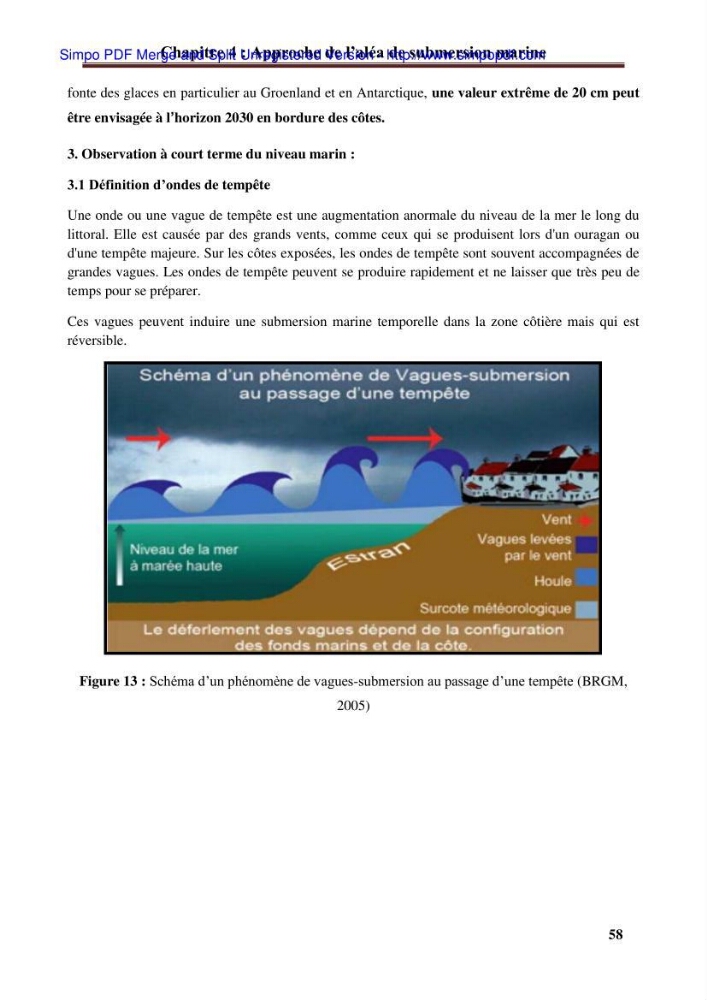 Approche systématique pour la gestion du risque de submersion marine (Hussein dey et El mohammadia)