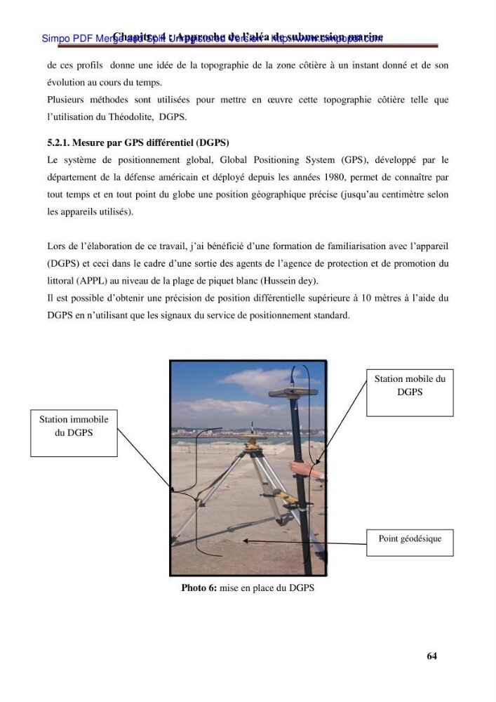 Approche systématique pour la gestion du risque de submersion marine (Hussein dey et El mohammadia)