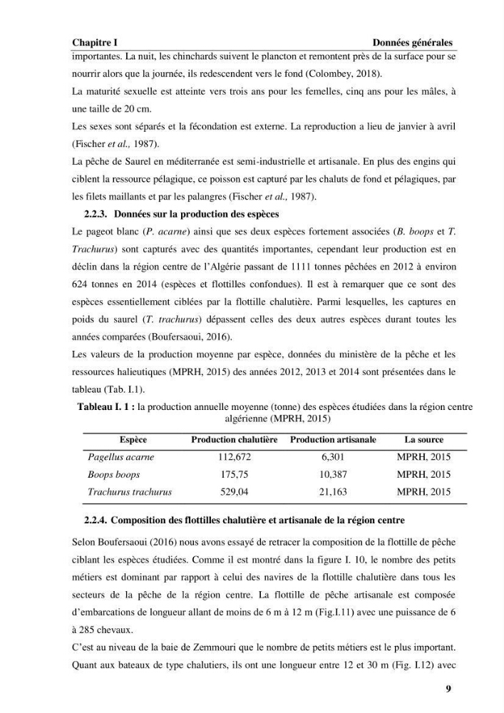 Elaboration d’un outil de simulation pour l’évaluation et de la gestion des pêcheries mixtes multi-flottille