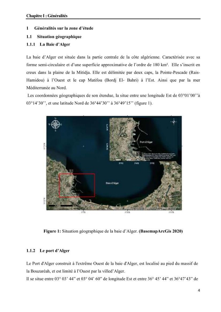 Etudes de faisabilité de l’augmentation du tirant d\'eau du Port d’Alger :études hydrodynamiques et agitation portuaire