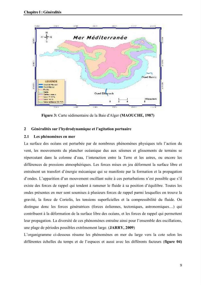 Etudes de faisabilité de l’augmentation du tirant d\'eau du Port d’Alger :études hydrodynamiques et agitation portuaire