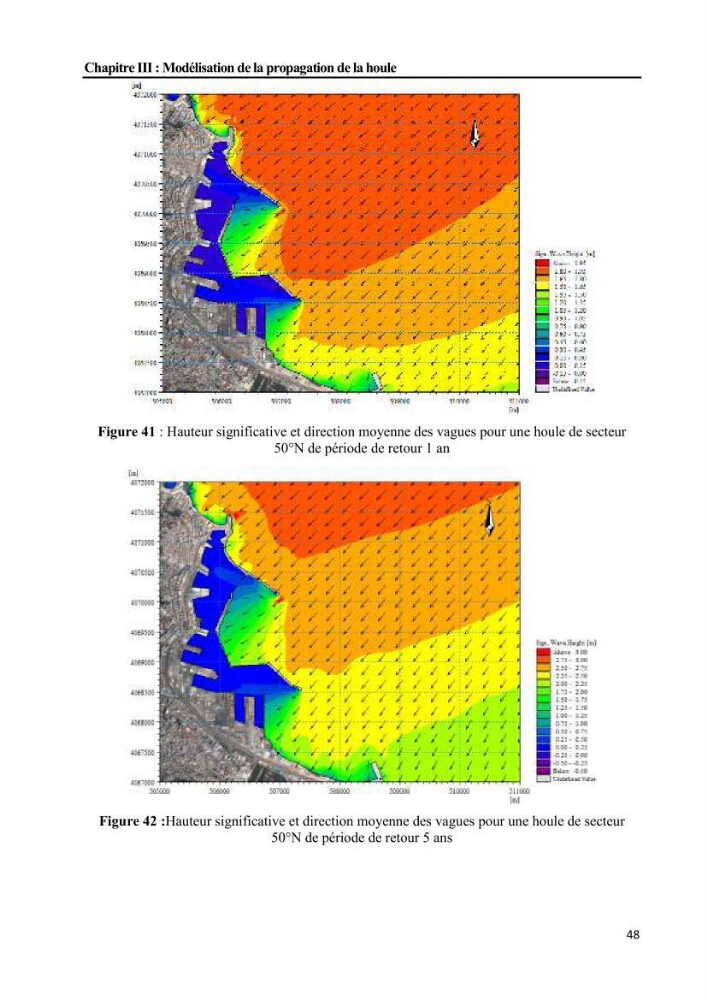 Etudes de faisabilité de l’augmentation du tirant d\'eau du Port d’Alger :études hydrodynamiques et agitation portuaire
