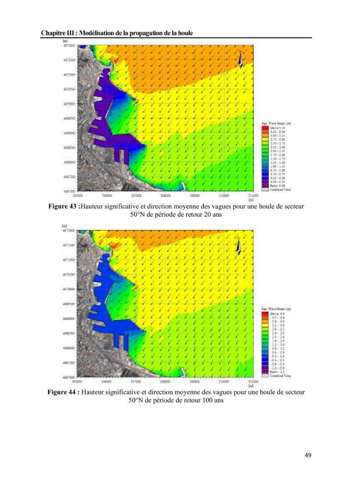 Etudes de faisabilité de l’augmentation du tirant d\'eau du Port d’Alger :études hydrodynamiques et agitation portuaire
