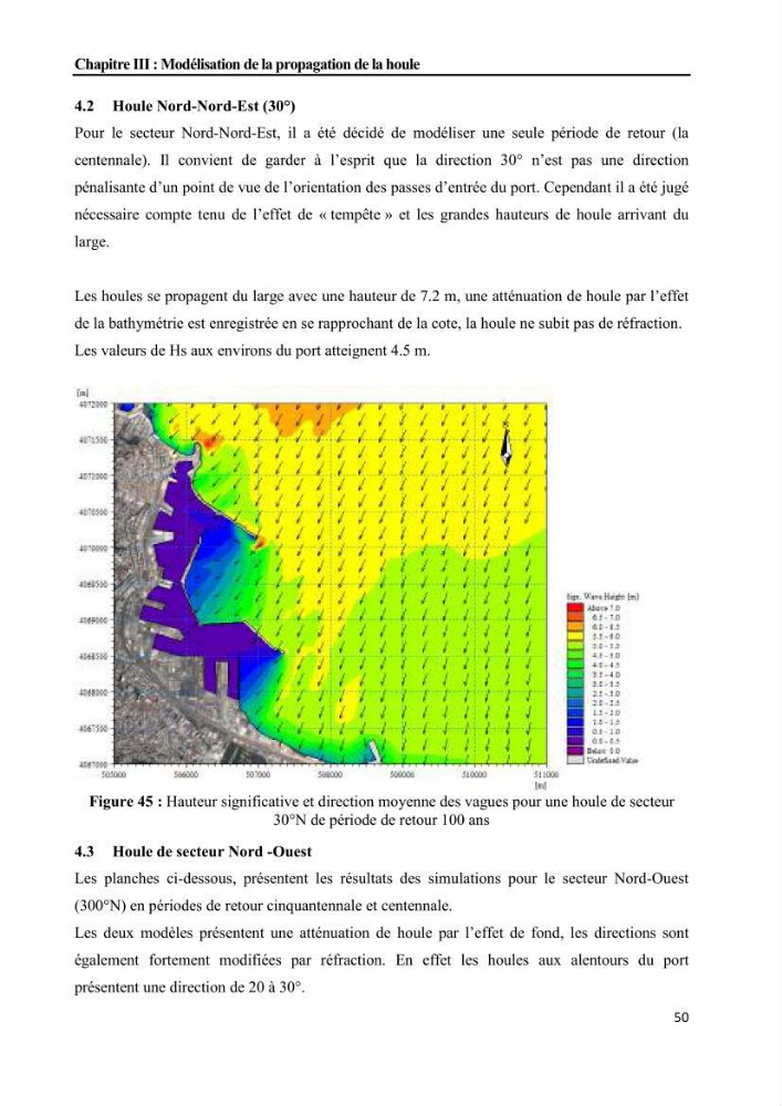 Etudes de faisabilité de l’augmentation du tirant d\'eau du Port d’Alger :études hydrodynamiques et agitation portuaire