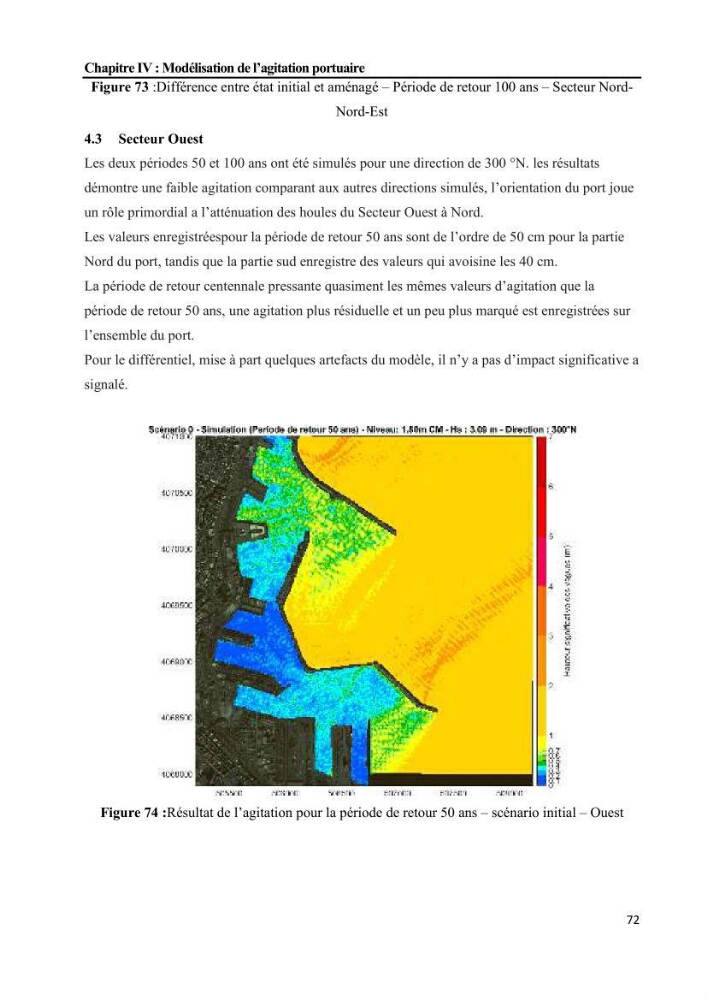 Etudes de faisabilité de l’augmentation du tirant d\'eau du Port d’Alger :études hydrodynamiques et agitation portuaire