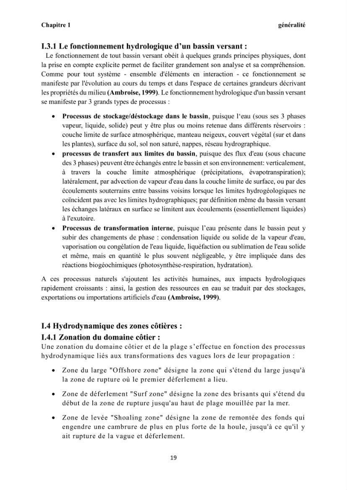 Modélisation et cartographie de la vulnérabilité du littoral centre algérien face aux risques d\'inondation et de submersion marine
