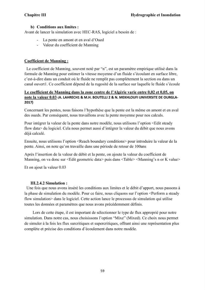 Modélisation et cartographie de la vulnérabilité du littoral centre algérien face aux risques d\'inondation et de submersion marine