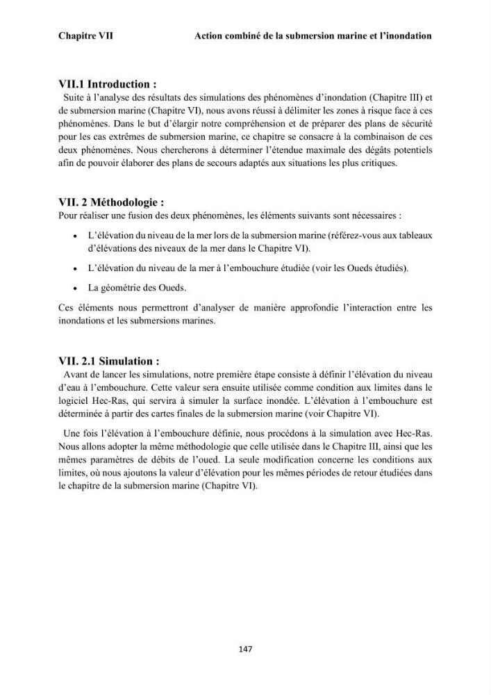 Modélisation et cartographie de la vulnérabilité du littoral centre algérien face aux risques d\'inondation et de submersion marine