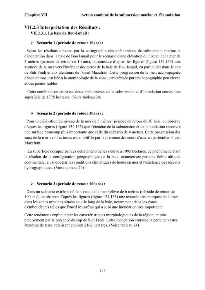 Modélisation et cartographie de la vulnérabilité du littoral centre algérien face aux risques d\'inondation et de submersion marine