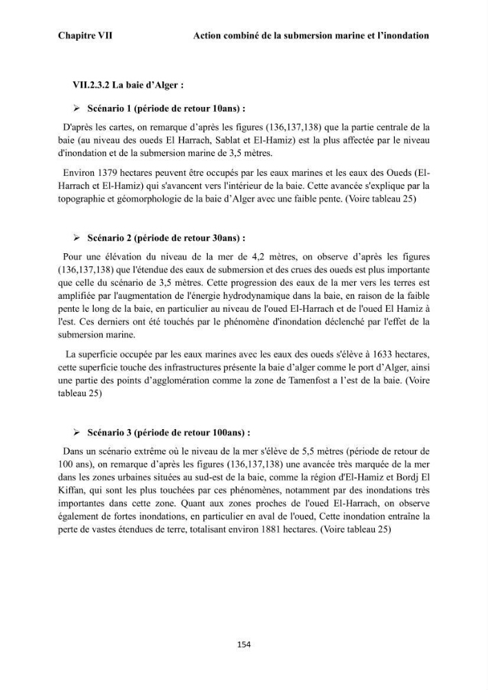 Modélisation et cartographie de la vulnérabilité du littoral centre algérien face aux risques d\'inondation et de submersion marine