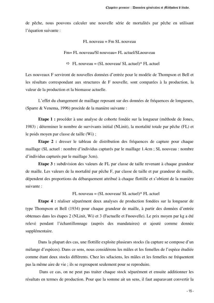 Contribution à l\'étude de la croissance et de l\'exploitation d\'un poisson clasmobranche (scyliorhinus canicula linnaeus, 1758) du bassin Algérien