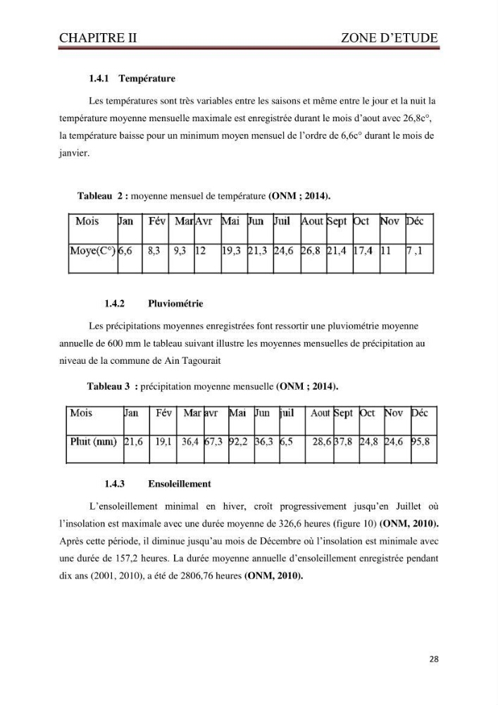 Caractérisation environnementale de la ferme d\'élevage de Daurade Sarl EAM