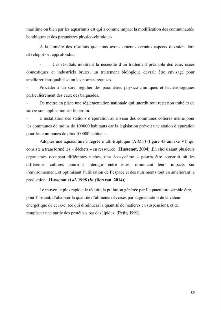 Caractérisation environnementale de la ferme d\'élevage de Daurade Sarl EAM