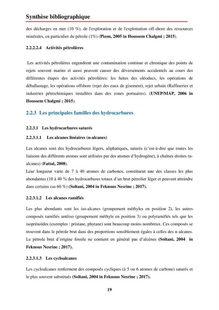 Evaluation de taux des hydrocarbures aromatiques polycycliques dans le foie et la chair du rouget de vase (Mullus barbatus) dans la baie de Bousmail