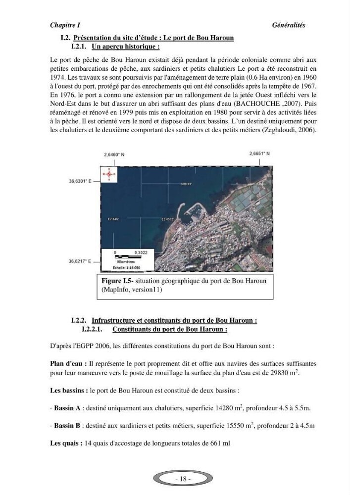 Contribution à l\'étude de l\'exploitation de Pagellus erythrinus ( Linnaeus,1758) dans la baie de Bou-Ismail: