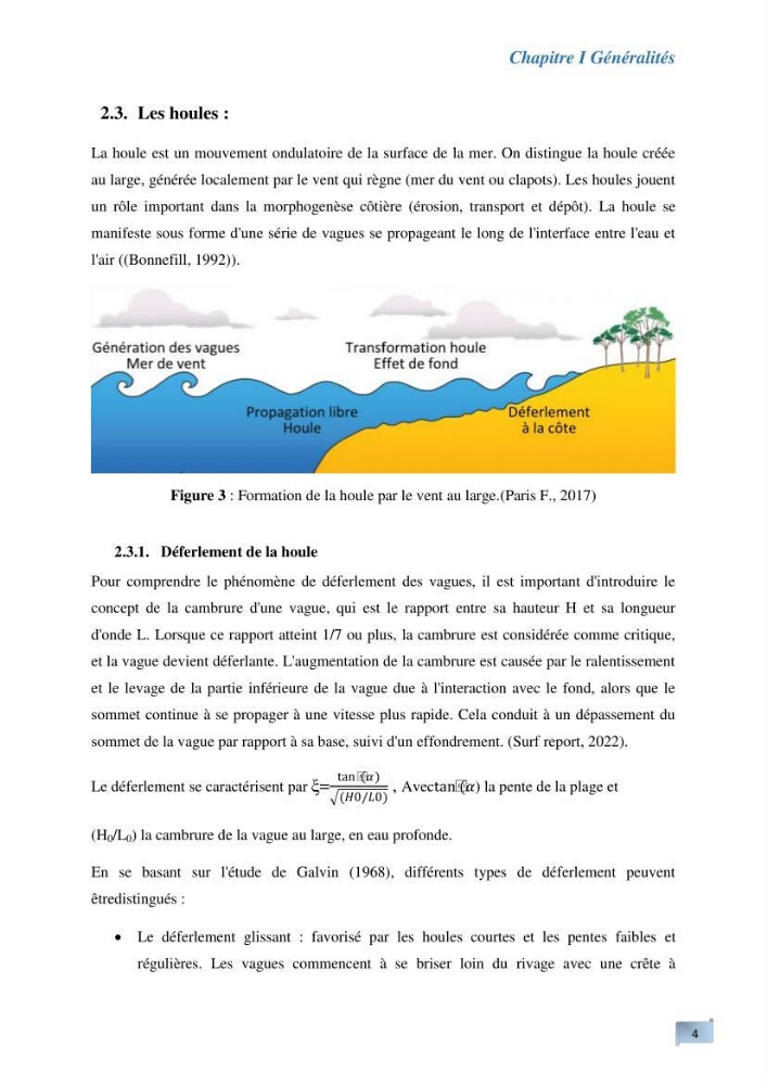 L’impact de la submersion marine sur les différents ouvrages de protection et les littoraux