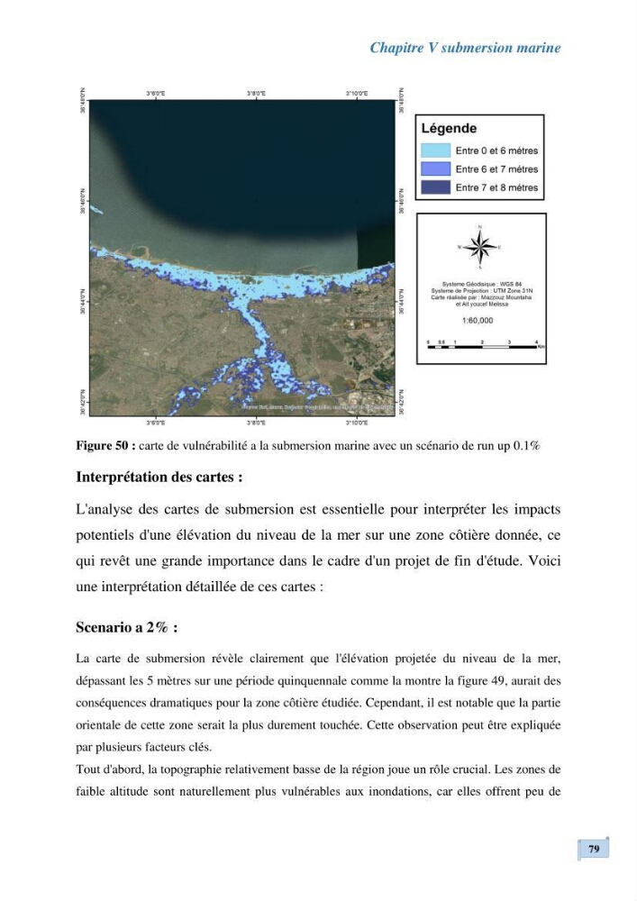 L’impact de la submersion marine sur les différents ouvrages de protection et les littoraux