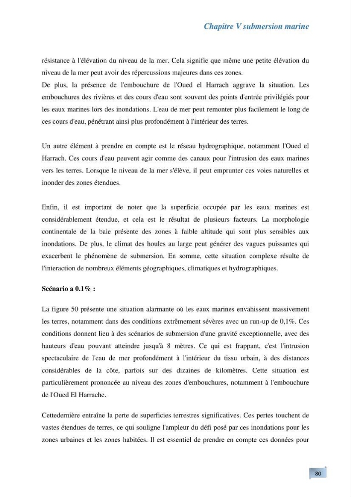 L’impact de la submersion marine sur les différents ouvrages de protection et les littoraux