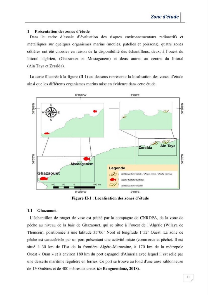 Contribution à l’évaluation des risques environnementaux radioactifs et métalliques sur la biodiversité de quelques organismes marins: