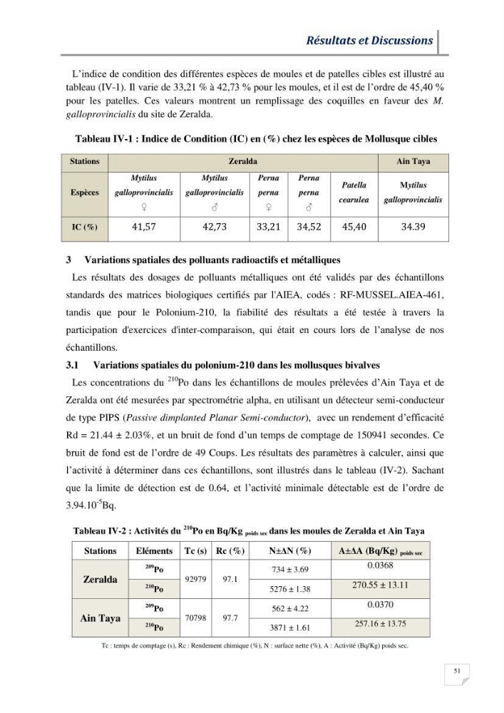 Contribution à l’évaluation des risques environnementaux radioactifs et métalliques sur la biodiversité de quelques organismes marins: