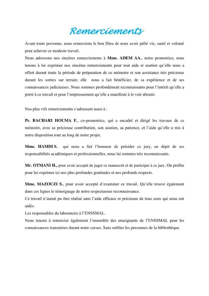 Effets des rejets de la saumure de la station de dessalement de Fouka sur la qualité des eaux: