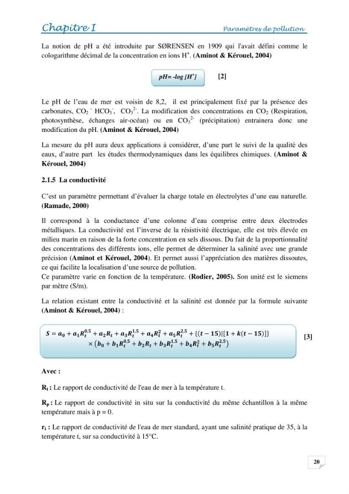 Effets des rejets de la saumure de la station de dessalement de Fouka sur la qualité des eaux: